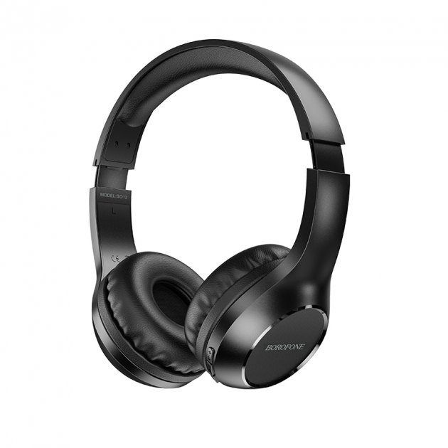 Навушники Borofone BO12 BT black+мікрофон