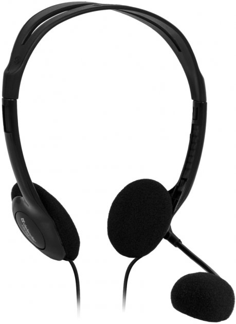 Навушники Aura HN-102 black+мікрофон