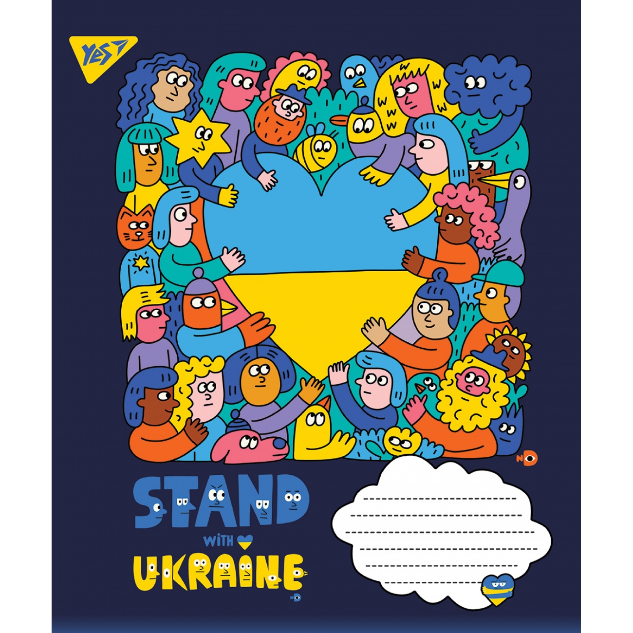Зошит 60 аркушів лінія Ukraine