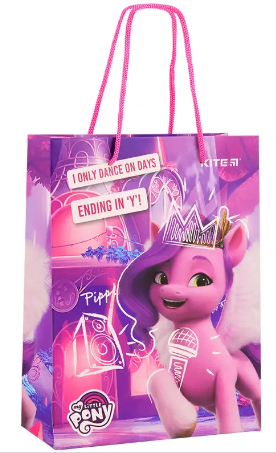 Пакет подарунковий паперовий Litlle Pony 18×24см