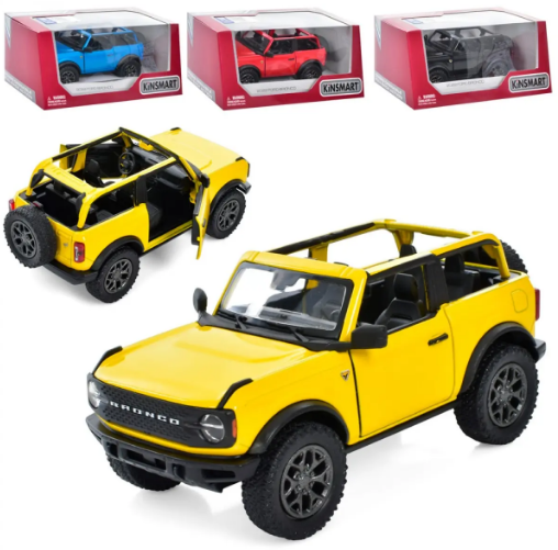 Машина металева Ford Bronco Open To (1:34) , в коробці, 16×7,5×8см