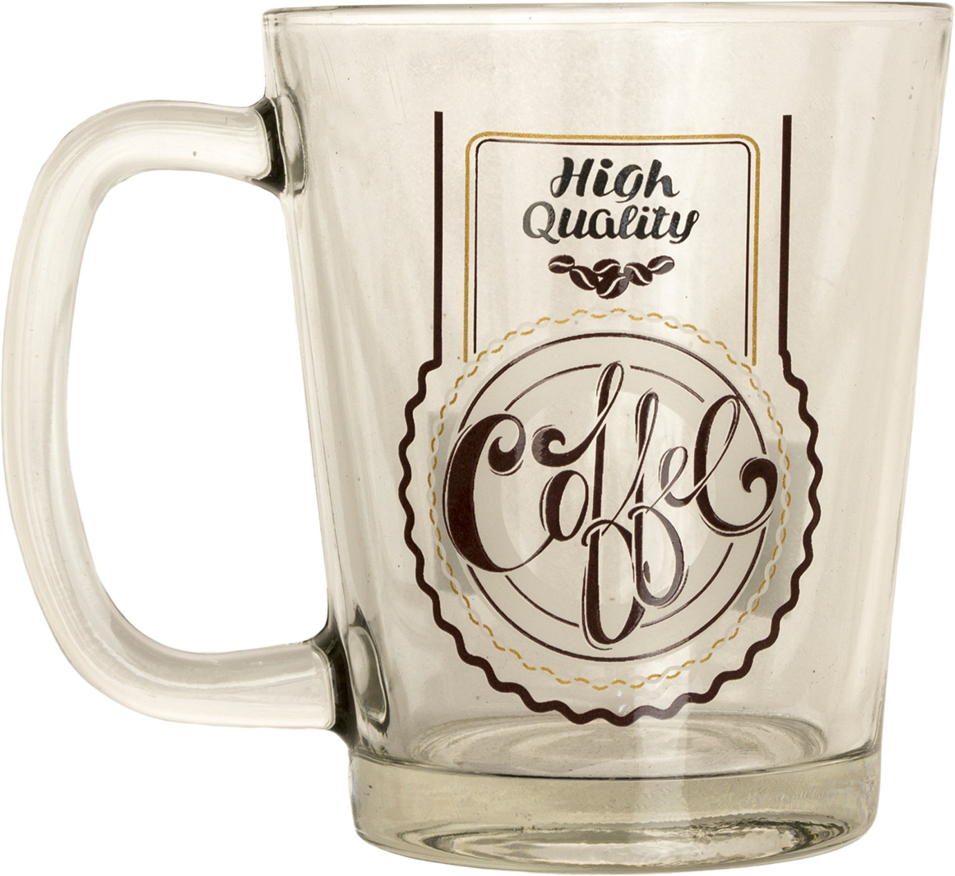 Чашка скло 300 мл Boston Hot CoFFee
