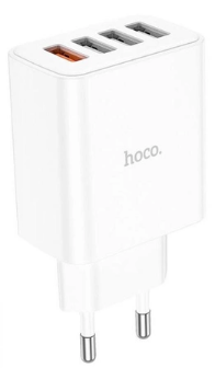 Зарядний пристрій швидка зарядка 3USB 18W 2.1A+ 1USB microUSB 3.0A 28,5W white