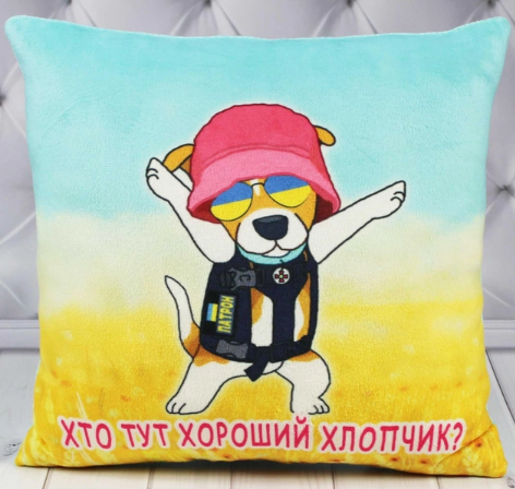М'яка іграшка Подушка з принтом