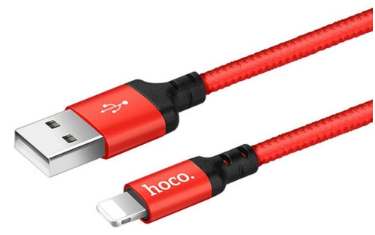 Кабель USB > lightning X14 1м red