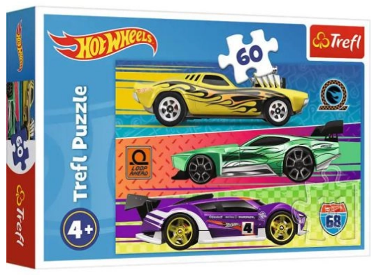 Пазли 60 елементів Траса. Hot Wheels