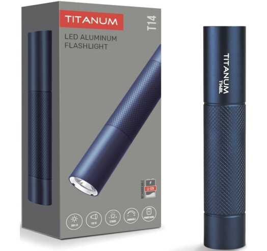Ліхтар акум. 300lm 5000K LED blue