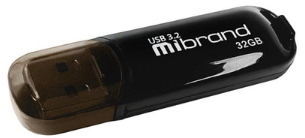 Флеш-пам`ять 32GB «Mibrand Gen1 Marten» USB3.2 black