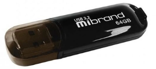 Флеш-пам`ять 64GB «Mibrand Gen1 Marten» USB3.2 black