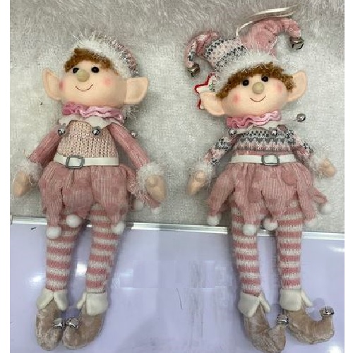 Фігурка новорічна «Elf» 40см, рожевий