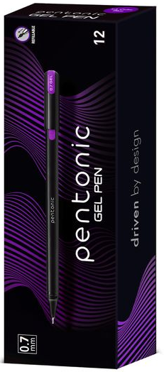 Ручка гелева Pentonic 0,7мм фіолетова