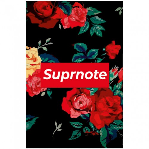 Блокнот А6 40 аркушів «Brand's parody. Suprnote three»