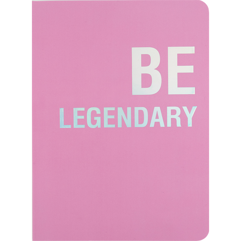 Блокнот А5 80 аркушів клітинка картонний «Motivation» Be legendary
