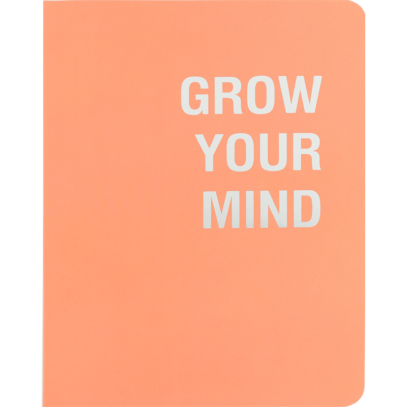 Блокнот А5 80 аркушів клітинка картонний «Motivation» Grow your mind