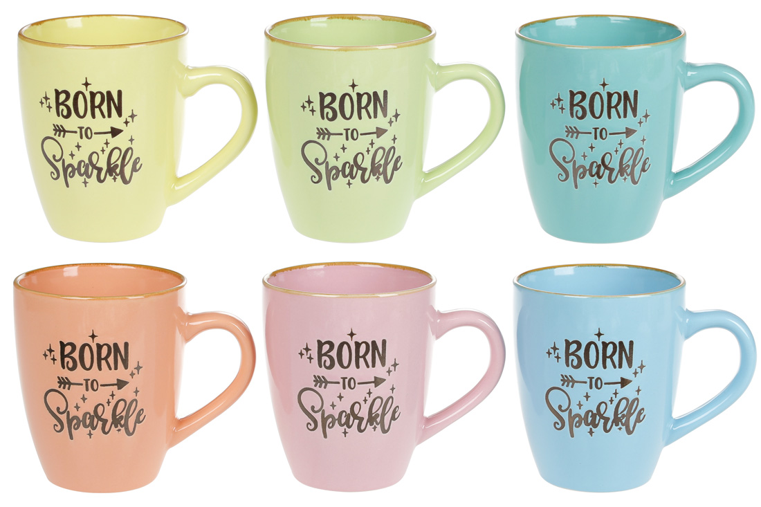 Чашка керамічна 360мл «Born to Sparkle»