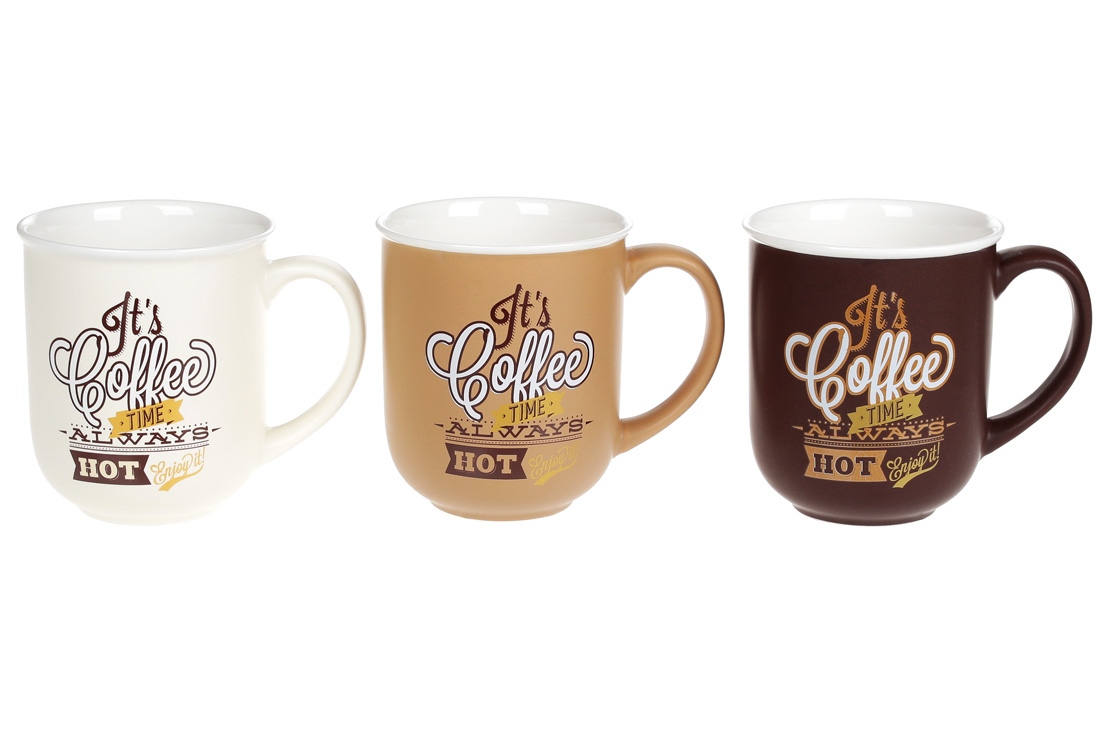Чашка керамічна 380мл «Coffee Time»