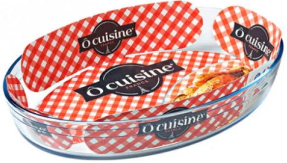 Форма для запікання «O Cuisine» 25×17см скло овал /62545