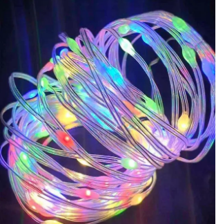 Гірлянда електрич. Роса люкс 100LED мульті, L-10м