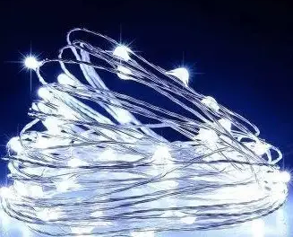 Гірлянда електрич. Роса 200LED USB білий L-20м, реле 8режимів