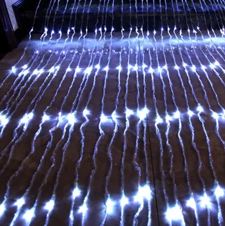 Гірлянда-водоспад електрич. 144LED білий, L-1,5 H-1,5м