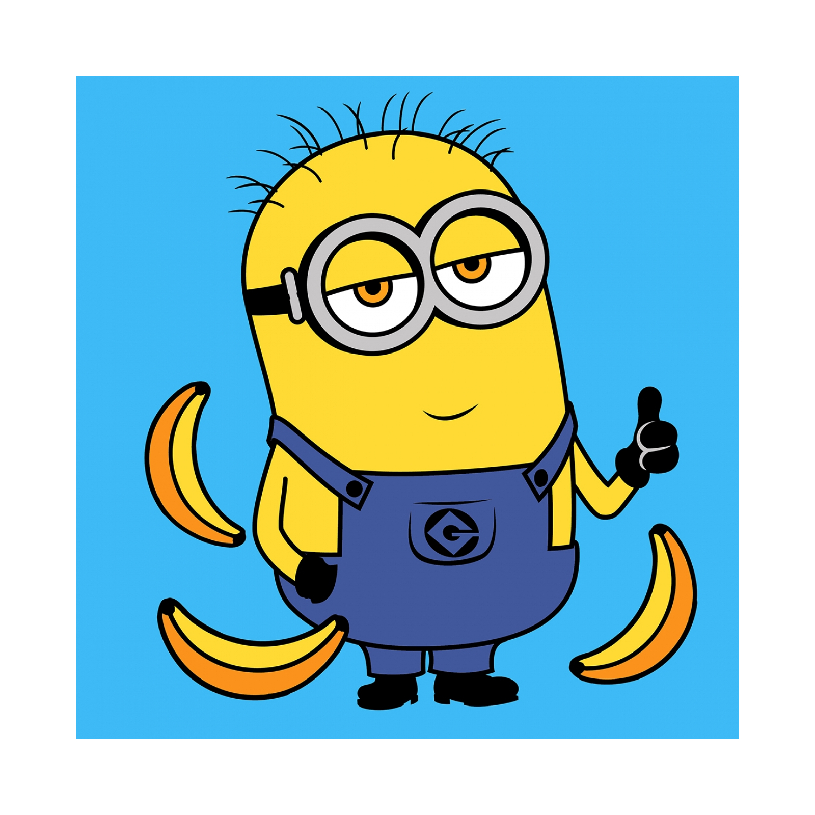 Картини по номерах «Minion» 25×25см