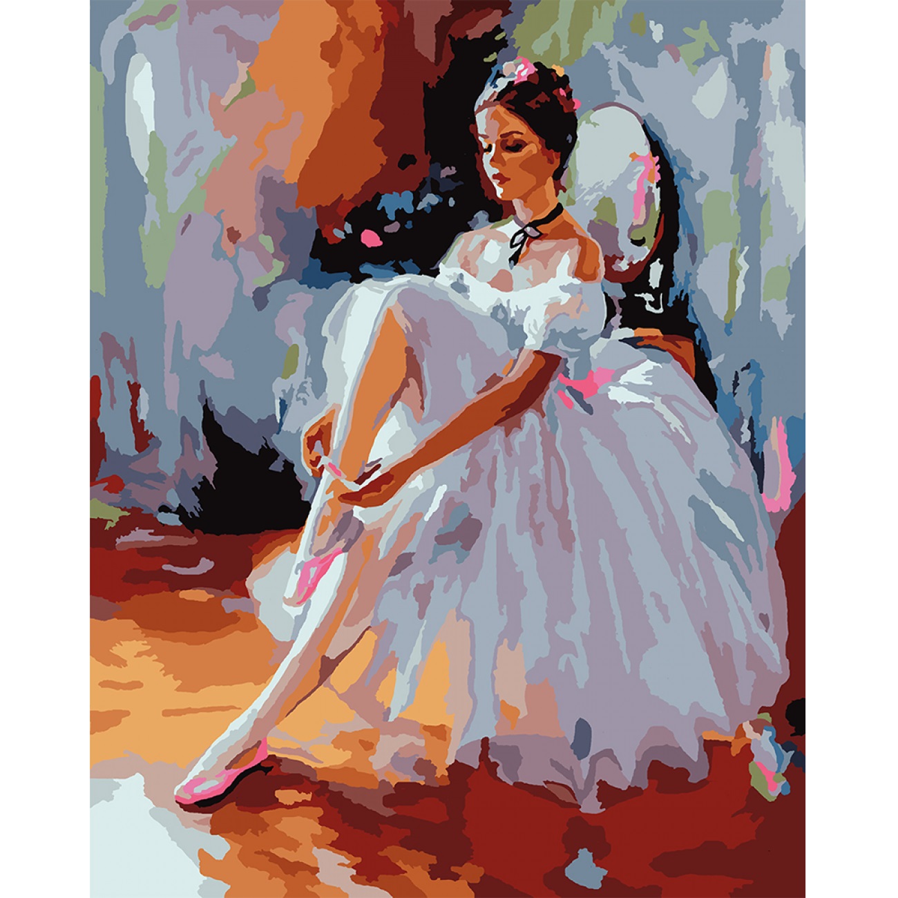 Картини по номерах «Тендітна балерина» 40×50см
