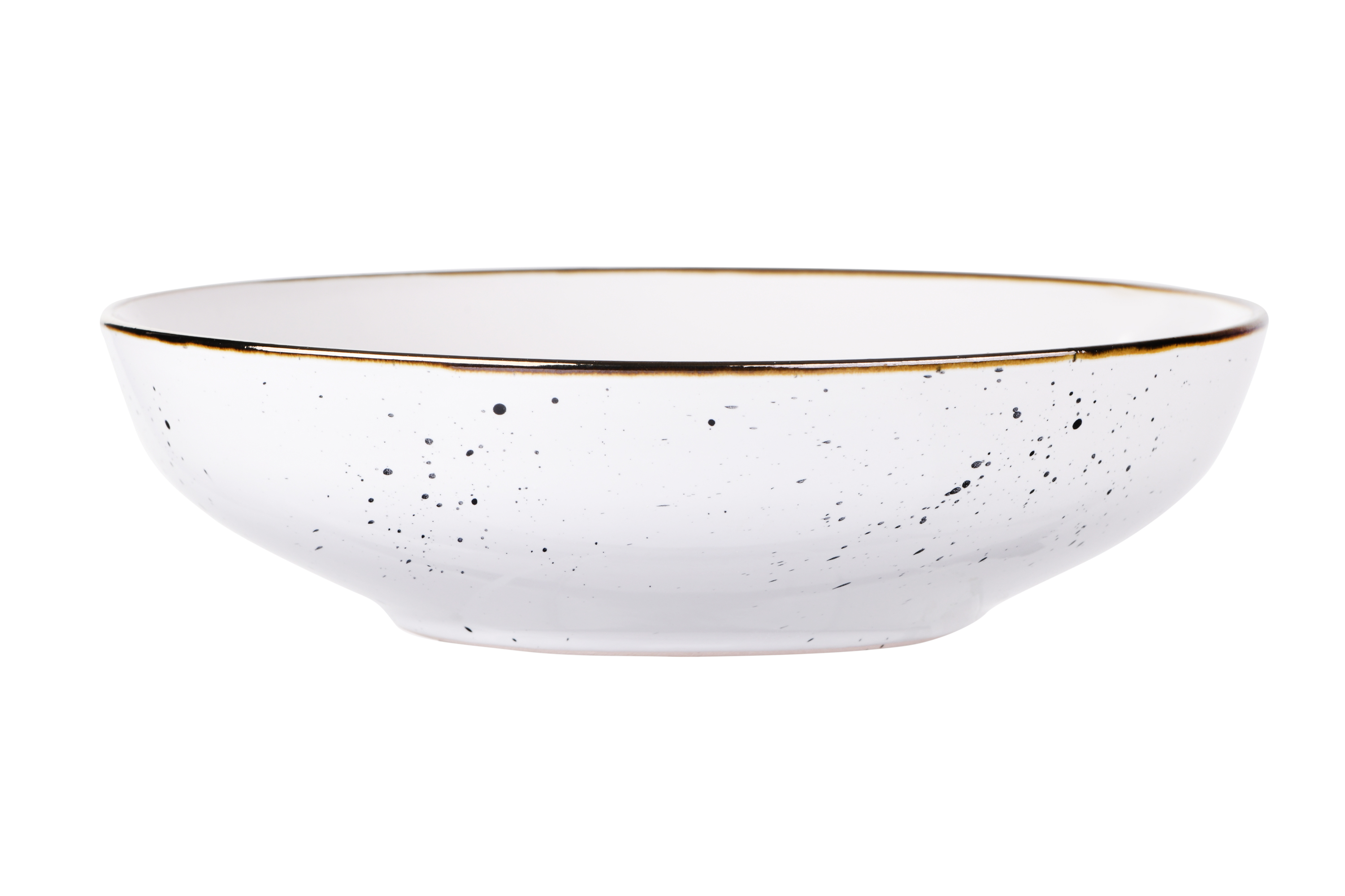 Тарілка супова керамічна «Ardesto Bagheria» Bright white 20см