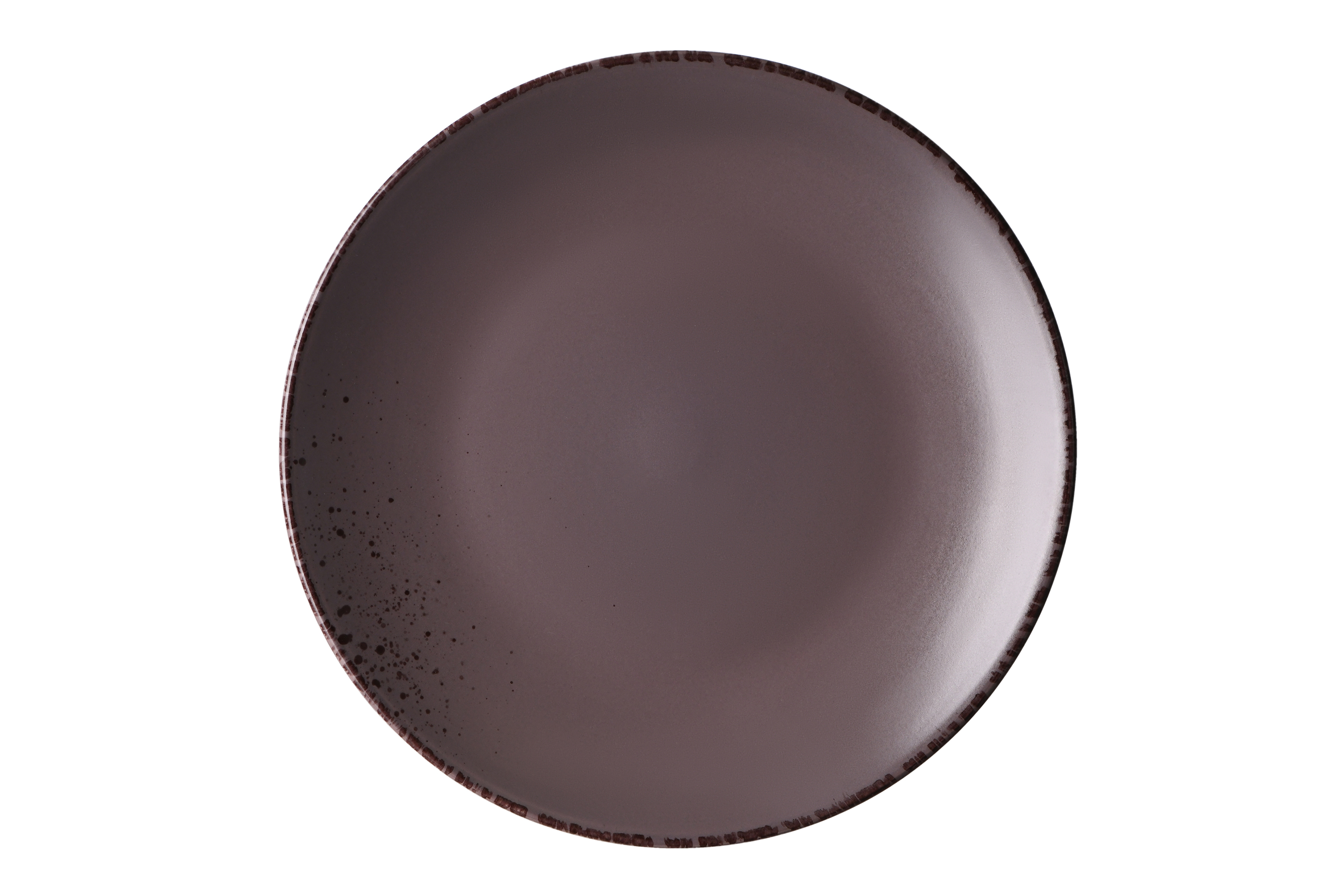 Тарілка обідня керамічна «Ardesto Lucca» Grey brown 26см