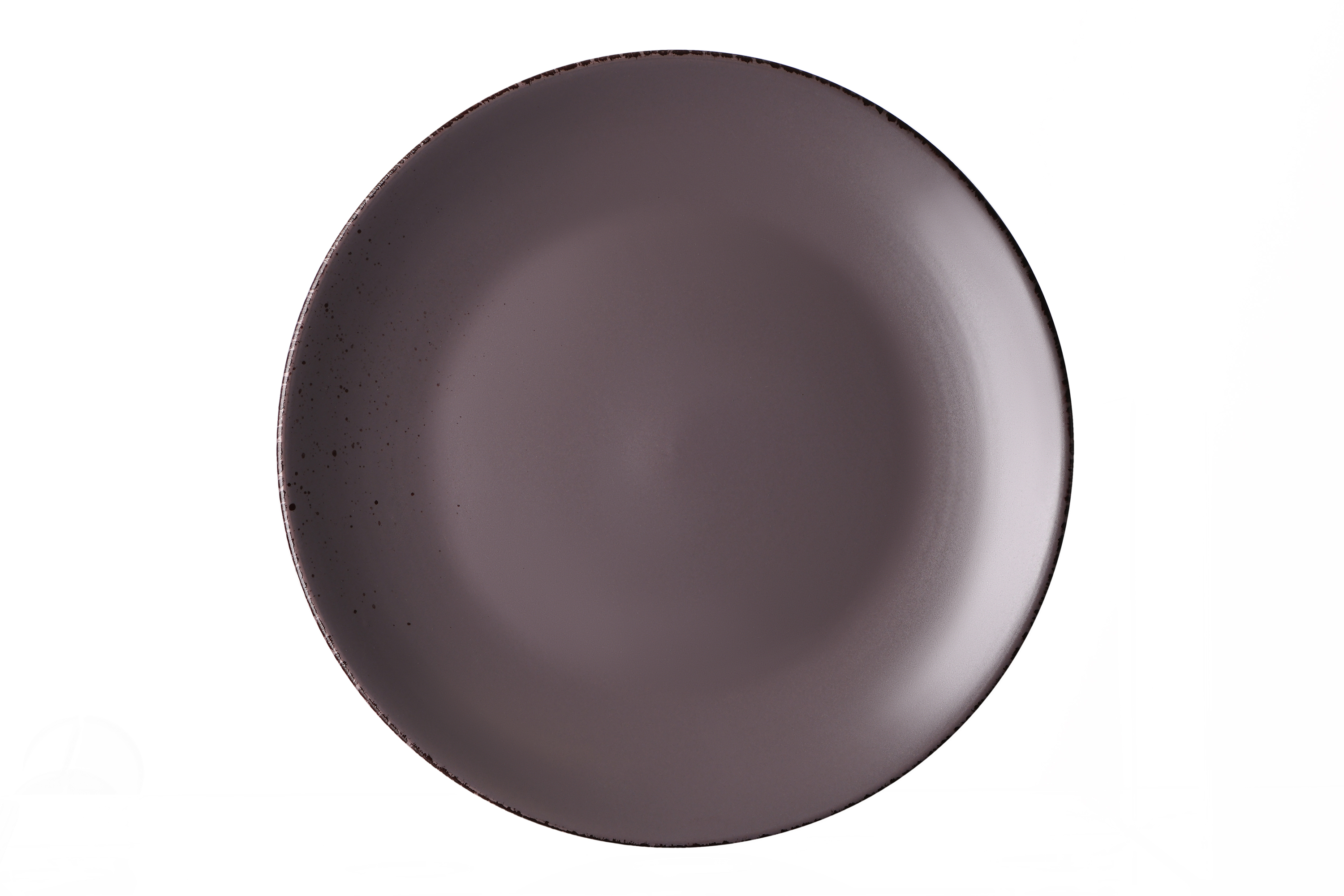 Тарілка десертна керамічна «Ardesto Lucca» Grey brown 19см