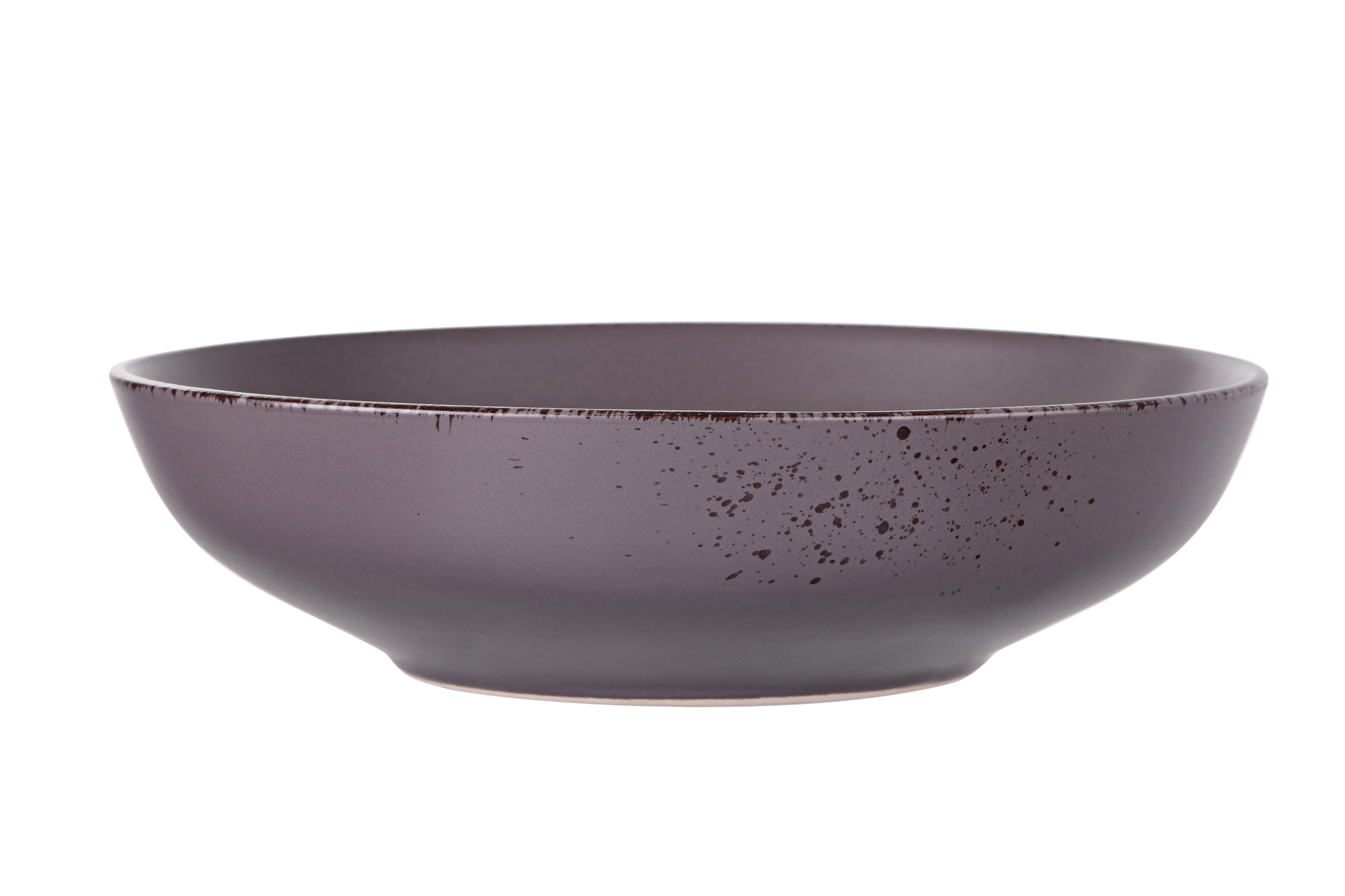 Тарілка супова керамічна «Ardesto Lucca» Grey brown 20см