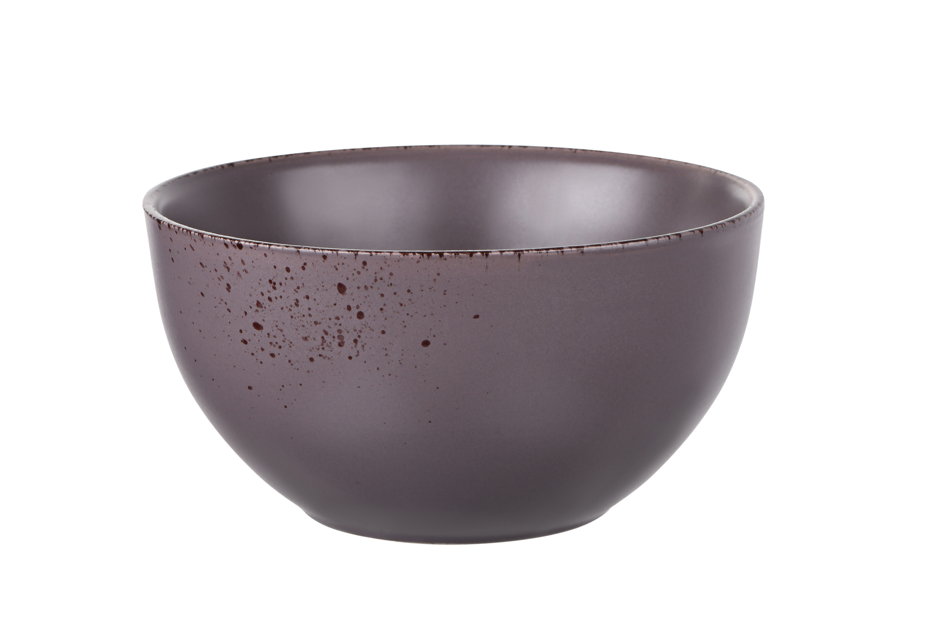 Салатник керамічний «Ardesto Lucca» Grey brown 14см
