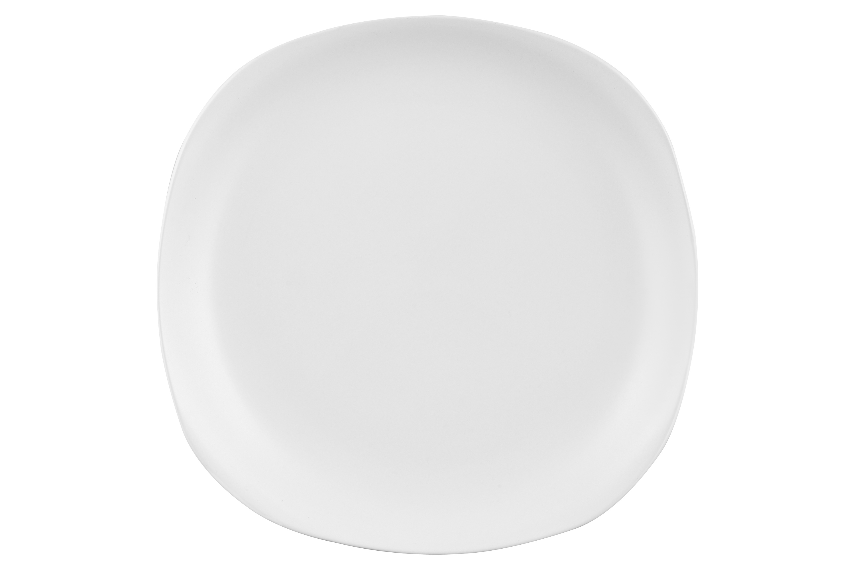 Тарілка обідня керамічна «Ardesto Molize» White 27×27см