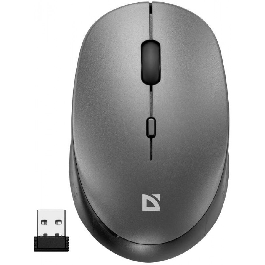 Мишка BT Auris MB-027 «безшумна» (1600dpi) grey