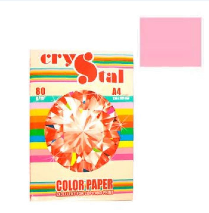 Папір кольоровий А4 80г/м паст. Сolor Pink 170 (рожевий)