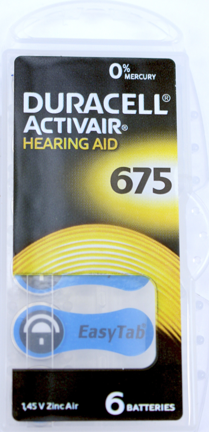 Батарейка Zinc Air HA675 6bl