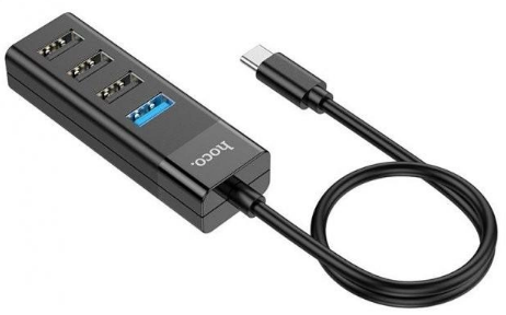 Концентратор (Hub) HB25 4 порти USB black