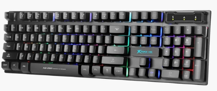 Клавіатура ігрова мембранна Xtrike Me KB-280 RGB black