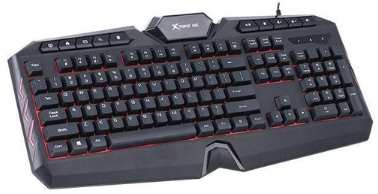 Клавіатура ігрова мембранна Xtrike Me KB-509 RGB black