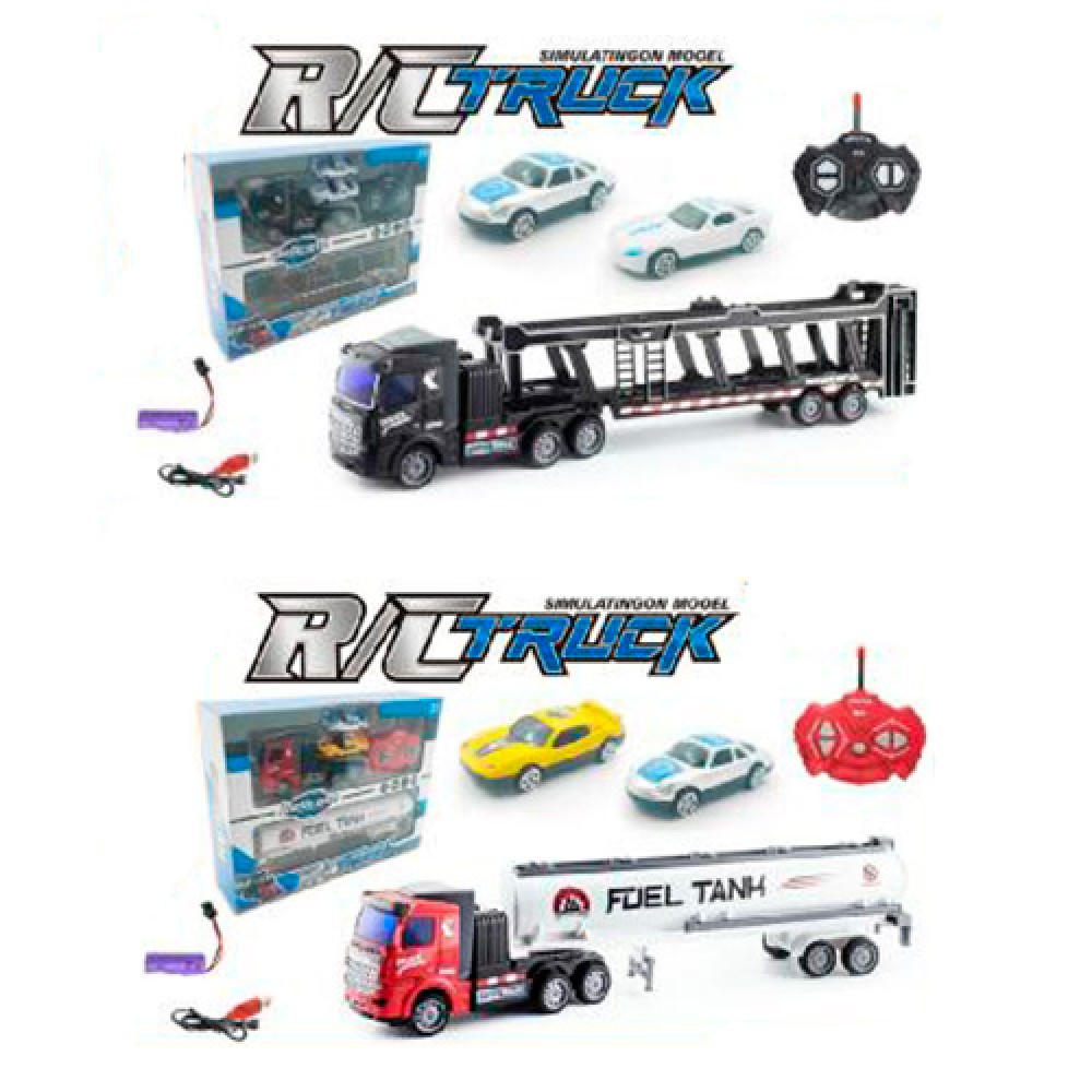 Трейлер RK (1:48) USB зар., машинка 2 шт, в коробці, 31×24×7,5см
