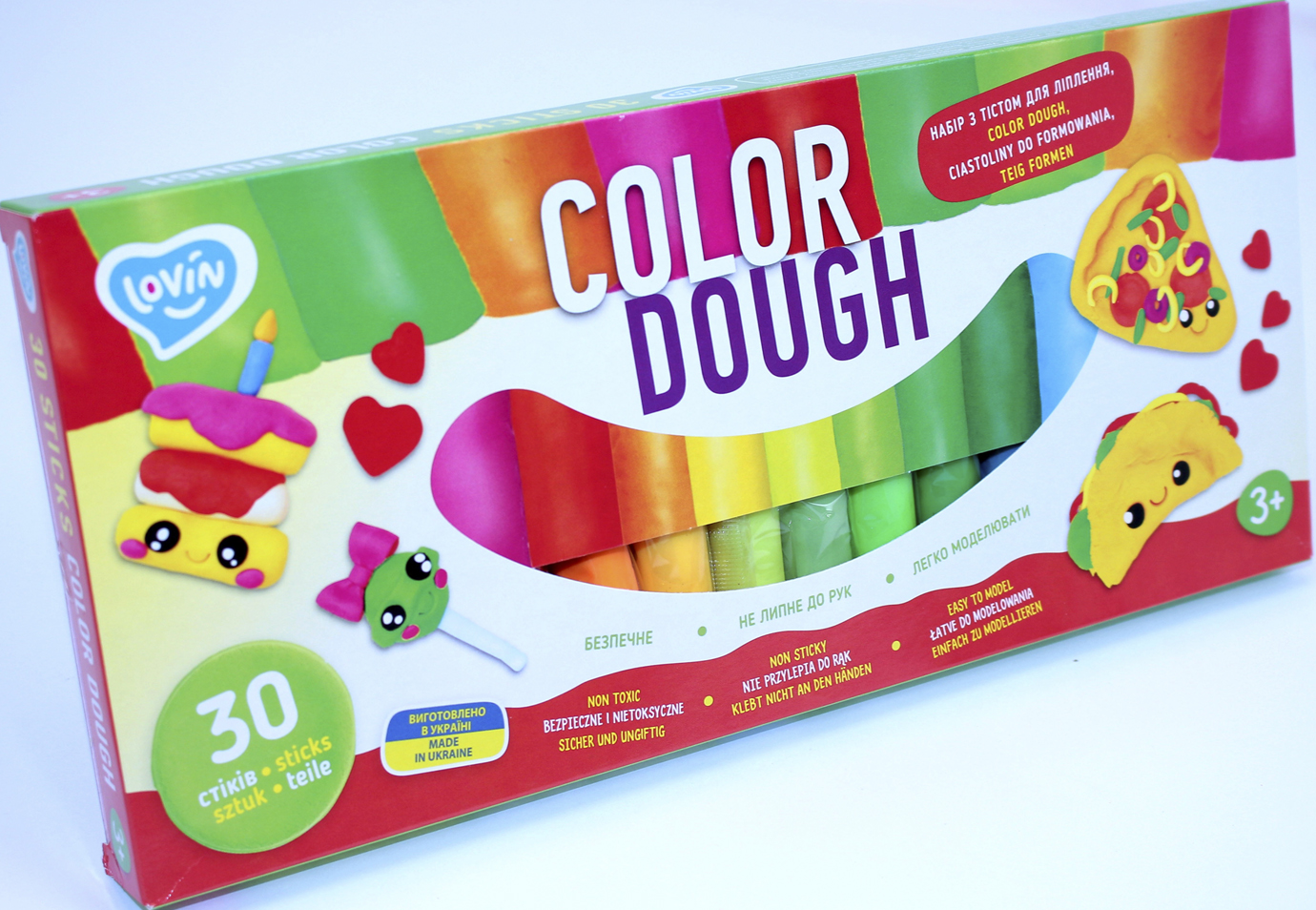Набір тіста для ліплення Color Dough 30 кольорів