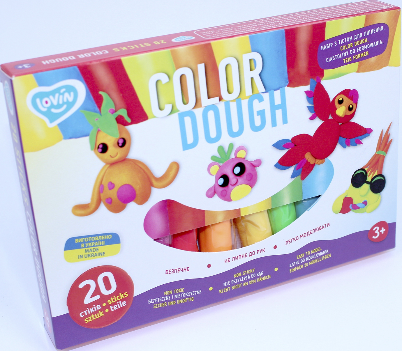 Набір тіста для ліплення Color Dough 20 кольорів