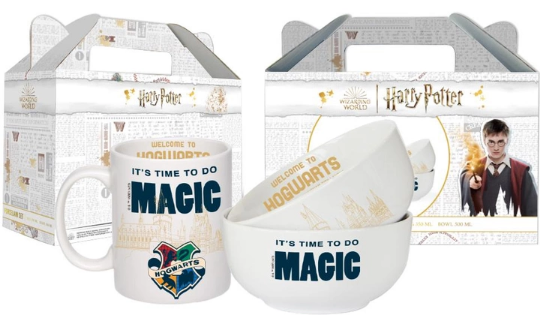 Сервіз керамічний 2 предмети «Harry Poter.It's time to do magic» (піала, чашка)