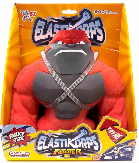 Стретч-іграшка «Elastikorps» серії Maxy Fighter 2″ Горила Ранго №MRango-Rosso