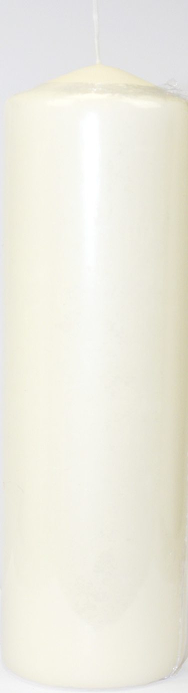 Свічка циліндр sw-80/250 h-25см d-8см сіро-бежевий 011