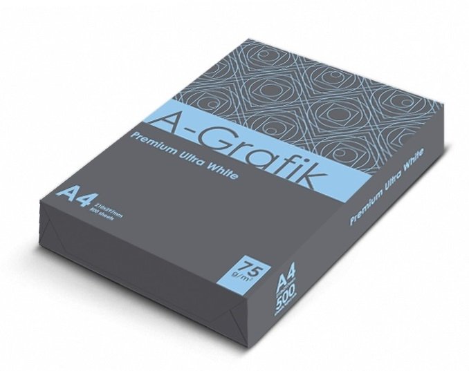 Папір офісний А4 «A-Grafik» (Papir PTE) 75г/м2 C (500арк)