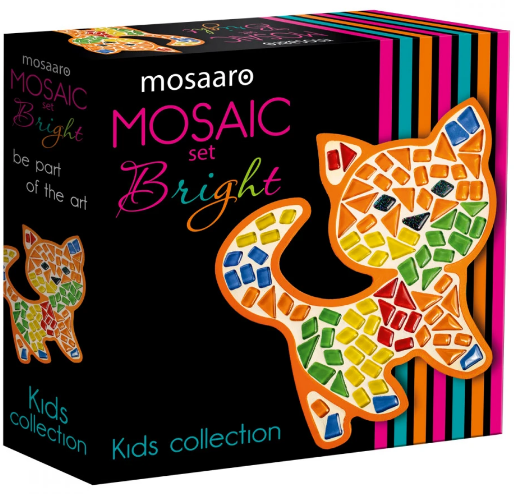 Набір для творчості «Mosaaro зі скляною мозаїкою дитячий. Котик»