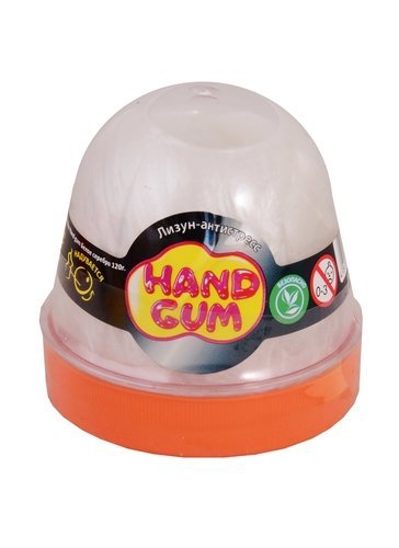 Лизун-антистрес «Mr.Boo» Hand gum Біле срібло 120гр