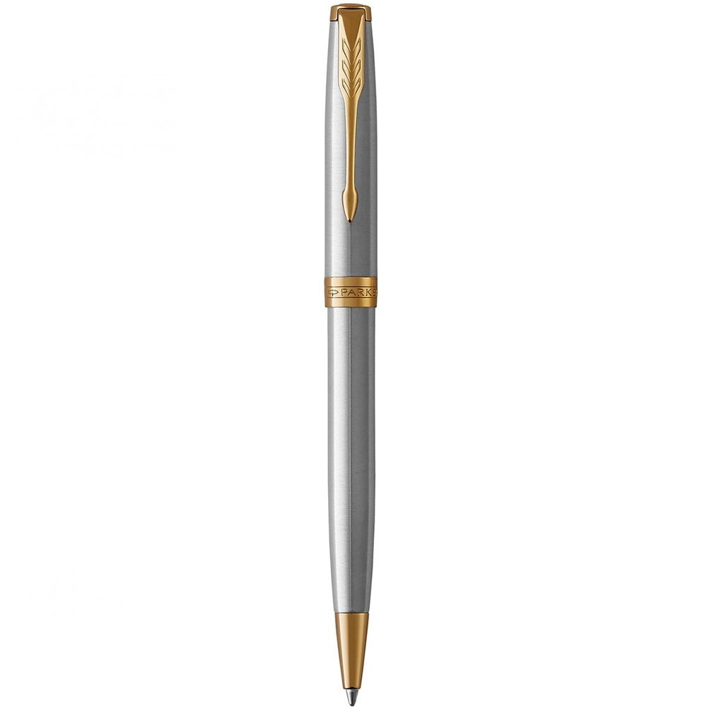 Ручка кулькова «Parker Sonnet» 17 Stainless Steel з позол.