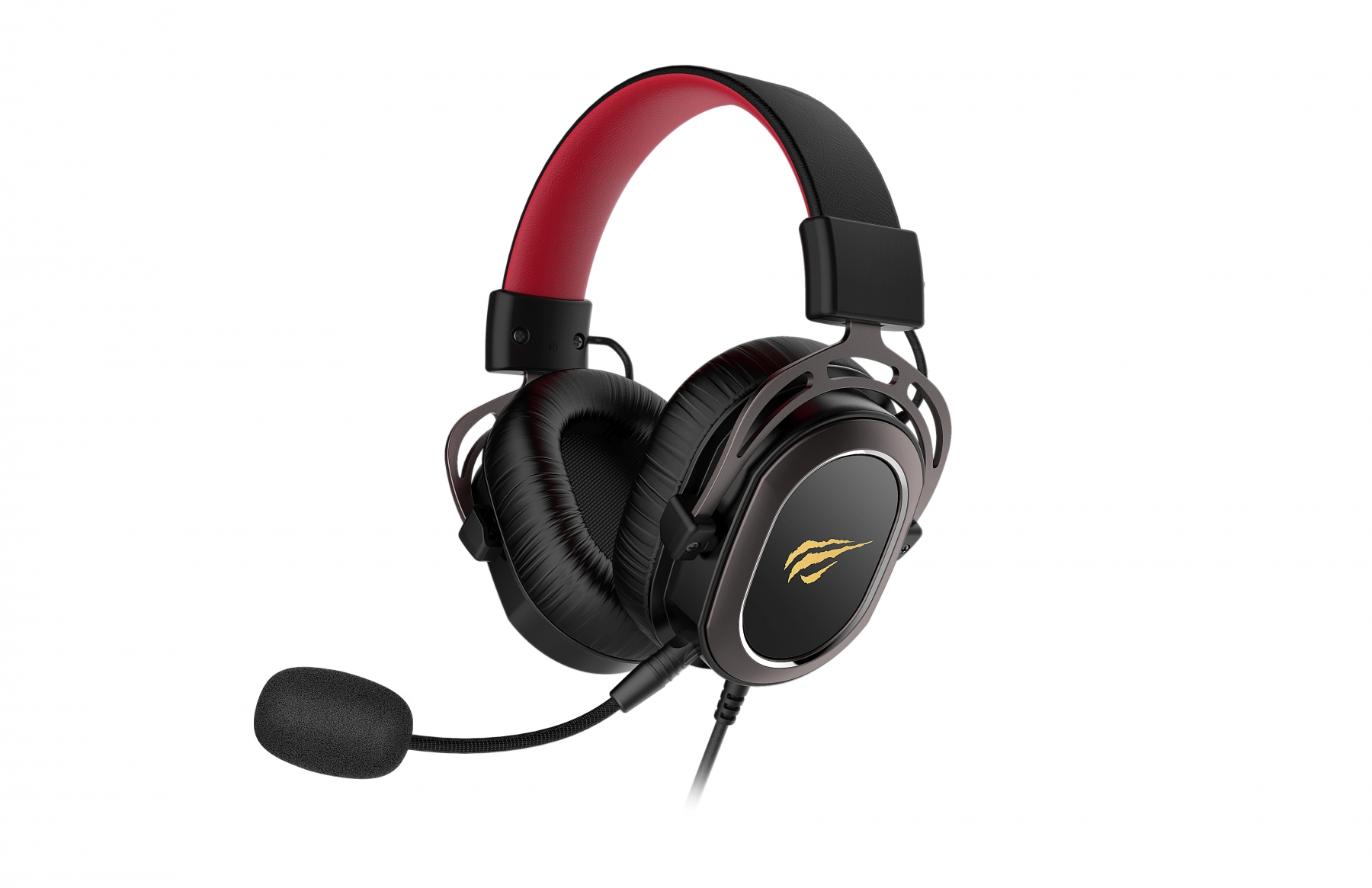 Навушники Gaming HV-H2008d 3,5мм black/red+мікрофон