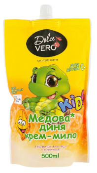 Крем-мило рідке дитячий (запаска) Медова диня 500мл